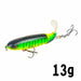 Whopper Popper 10cm/14cm Fishing Lure Artificial Bait Rotating Tail Fishing Tackle
