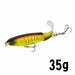 Whopper Popper 10cm/14cm Fishing Lure Artificial Bait Rotating Tail Fishing Tackle