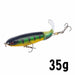 Whopper Popper 10cm/14cm Fishing Lure Artificial Bait Rotating Tail Fishing Tackle