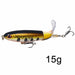 Whopper Popper 10cm/14cm Fishing Lure Artificial Bait Rotating Tail Fishing Tackle