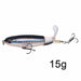 Whopper Popper 10cm/14cm Fishing Lure Artificial Bait Rotating Tail Fishing Tackle