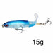 Whopper Popper 10cm/14cm Fishing Lure Artificial Bait Rotating Tail Fishing Tackle