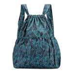 Vinatge Fashion Drawstring Backpacks Women Ethnic Style Waterproof Nylon Backpacks
