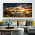 Abstract Oil Painting Nature Colorful Landscape Poster Home Decoration Wall Art