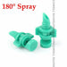 100PCS 90° 180° 360° Simple Refraction Nozzle Garden Sprinkler High Quality Irrigation Sprayer
