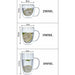 Double Wall Glass Coffee Tea Cups Heat Resistant Transparent Mug
