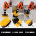 Drill Brush All Purpose Cleaner Scrubbing Brushes For Bathroom Kitchen Surface Tile Tub