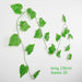 Green Silk Artificial Hanging Ivy Leaf Garland Plants Home Decor