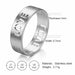 Stainless Steel Couple Rings Silver Color Supernatural Cross Wedding Bands Unisex Jewelry