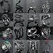 Men Women Punk Gothic Snake Dragon Silver Plated Rings Adjustable Vintage Jewelry