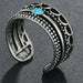 Men Women Punk Gothic Snake Dragon Silver Plated Rings Adjustable Vintage Jewelry