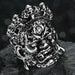 Men Women Punk Gothic Snake Dragon Silver Plated Rings Adjustable Vintage Jewelry