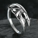 Men Women Punk Gothic Snake Dragon Silver Plated Rings Adjustable Vintage Jewelry