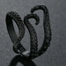 Men Women Punk Gothic Snake Dragon Silver Plated Rings Adjustable Vintage Jewelry