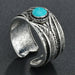 Men Women Punk Gothic Snake Dragon Silver Plated Rings Adjustable Vintage Jewelry