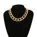 Hip Hop Cuban Big Chunky Chain Necklace Pendant Bracelet Men Women Jewelry Set