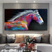 Running Horse Wind Poster Home Decoration Abstract Oil Painting