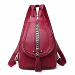 Women Backpack Soft PU Leather Multifunctional Shoulder Bag Designer Travel Backpack
