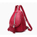 Women Backpack Soft PU Leather Multifunctional Shoulder Bag Designer Travel Backpack