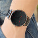 Men's Fashion Ultra Thin Watches Men Business Stainless Steel Mesh Belt Watch