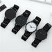 Men's Fashion Ultra Thin Watches Men Business Stainless Steel Mesh Belt Watch