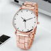 Men's Fashion Ultra Thin Watches Men Business Stainless Steel Mesh Belt Watch