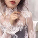 Transparent Korean Loose Women Lace Blouse Bottoming Tops