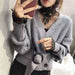 Transparent Korean Loose Women Lace Blouse Bottoming Tops