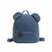Portable Travel Bag Casual Fleece Women's Cute Bear Shaped Shoulder Backpack