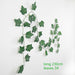 Green Silk Artificial Hanging Ivy Leaf Garland Plants Home Decor