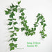 Green Silk Artificial Hanging Ivy Leaf Garland Plants Home Decor