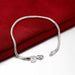 925 Sterling Silver Solid Snake Chain Bracelet & Necklace Set For Men & Women