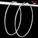 6/12Pairs Punk Hoop Earrings Set Big Circle Earrings Jewelry For Women
