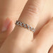 Hollowed-Out Heart Shape Open Rings Cute Fashion Women Love Ring Jewelry