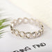 Hollowed-Out Heart Shape Open Rings Cute Fashion Women Love Ring Jewelry