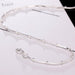 925 Sterling Silver Snake Chain Beads Necklace For Women Man Fashion Jewelry