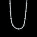 925 Sterling Silver Snake Chain Beads Necklace For Women Man Fashion Jewelry