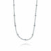 925 Sterling Silver Snake Chain Beads Necklace For Women Man Fashion Jewelry