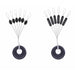 120pcs/set Resistance Space Beans Not To Hurt The Line Vertical Beans Carp Fishing Tackle