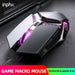 Wired Gaming Mouse 4800DPI E-Sports Metal Optical Laptop PC Gamer Mouse