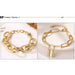 Vintage Gold Pearl Bracelet Korean Design Punk Bracelets Women Fashion Jewelry