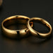 Fashion Luxury Golden Engagement Wedding Ring Couple Fine Jewelry
