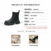 Women Leather Ankle Boots Fashion Platform Warm Fur High Heel Shoes