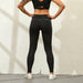 High Waist Fitness Leggings Women Workout Mesh PU Leather Yoga Pants