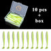 Fishing Soft Lure Worm With Box Silicone Bait Streamer Sea Fishing Lure Set