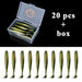 Fishing Soft Lure Worm With Box Silicone Bait Streamer Sea Fishing Lure Set