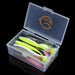 Fishing Soft Lure Worm With Box Silicone Bait Streamer Sea Fishing Lure Set