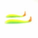 5pcs/Lot Soft Lures Jigging Fishing Lures Wobblers Tackle Double Color Aritificial Silicone Swimbait
