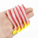 5pcs/Lot Soft Lures Jigging Fishing Lures Wobblers Tackle Double Color Aritificial Silicone Swimbait