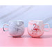 Flamingo Coffee Mugs Cute Colorful Ceramic Tea Coffee Milk Cup